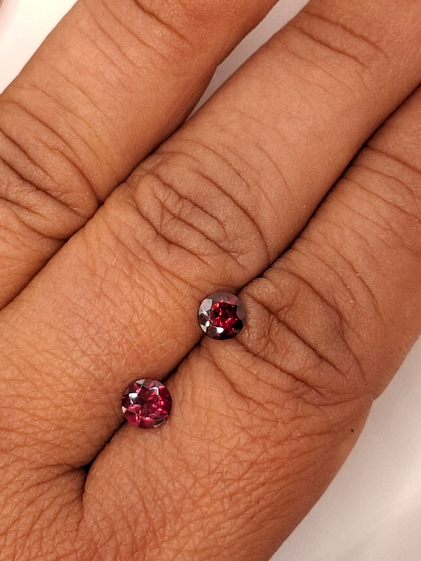 Grenat Rhodolite (paire)