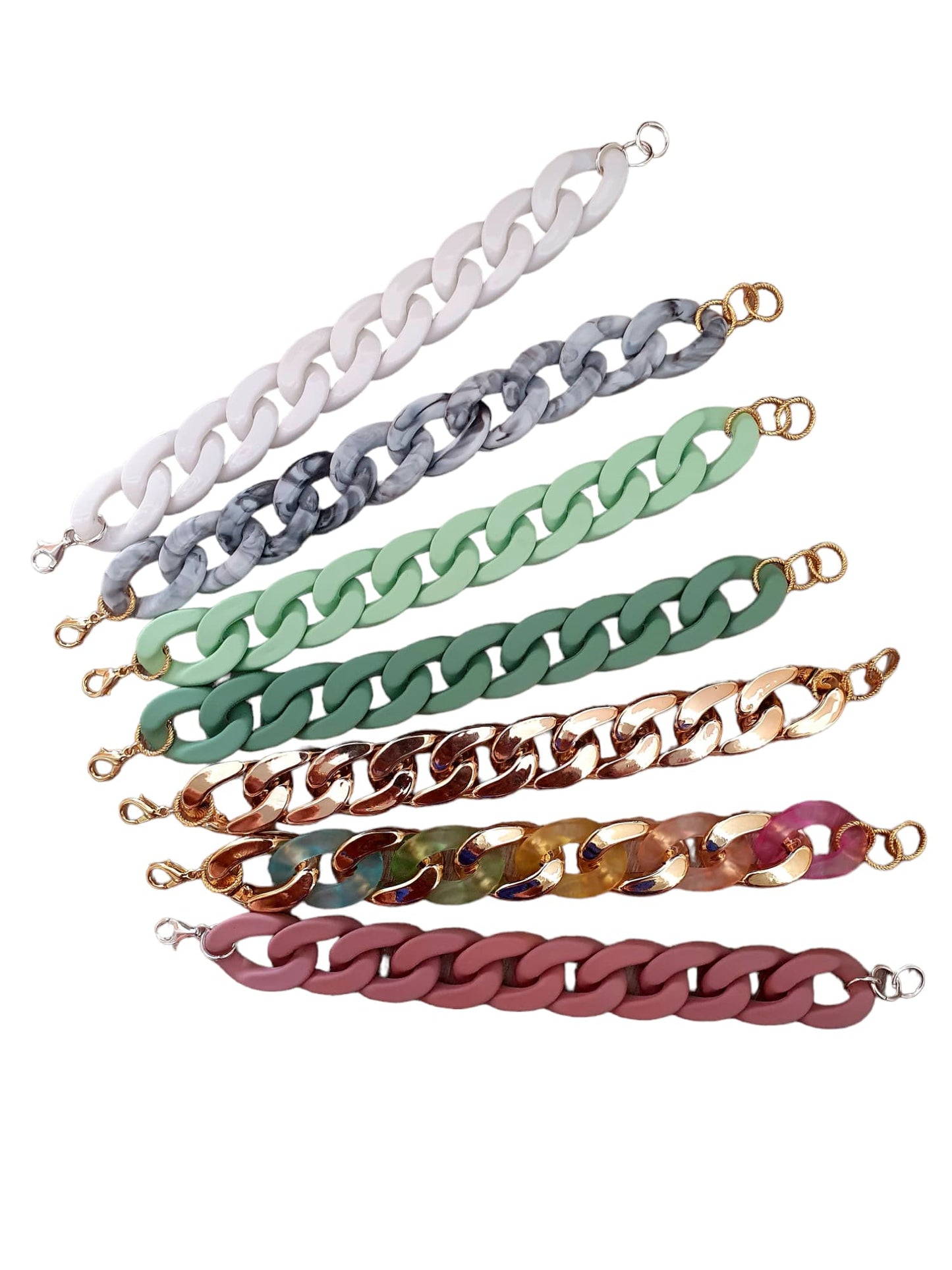 Bracelets gros maillons Abby