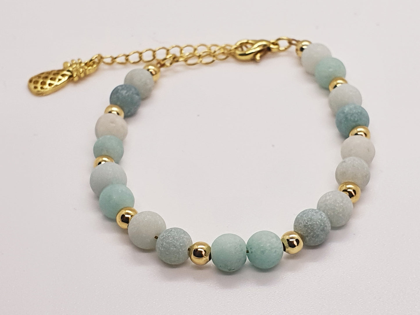 bracelet pierre Amazonite