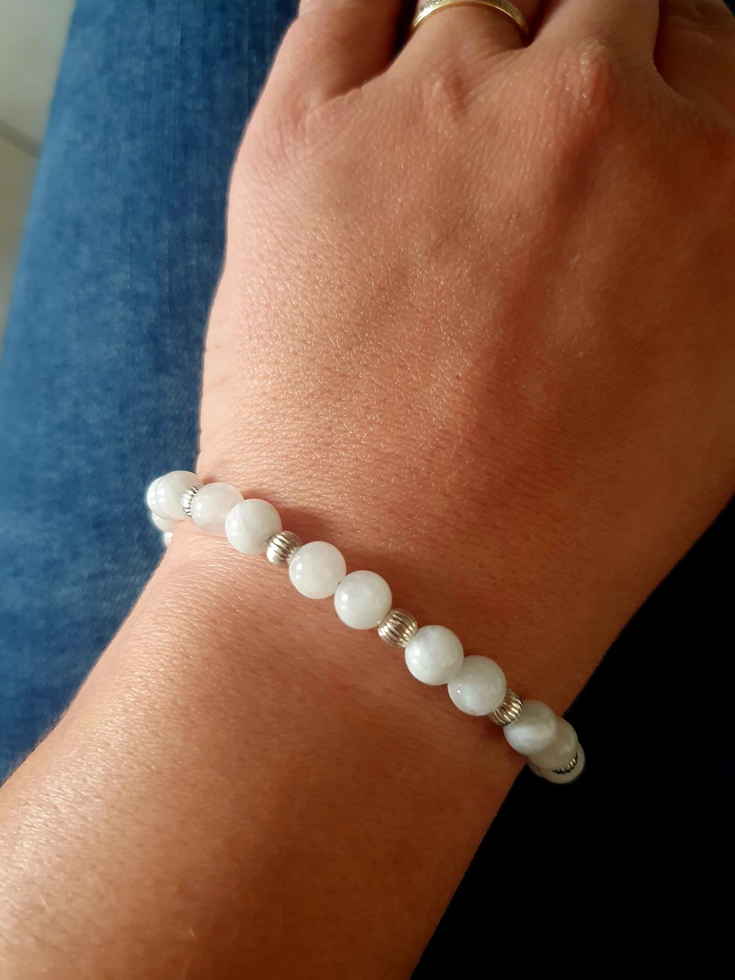 Bracelet pierre pierre de lune