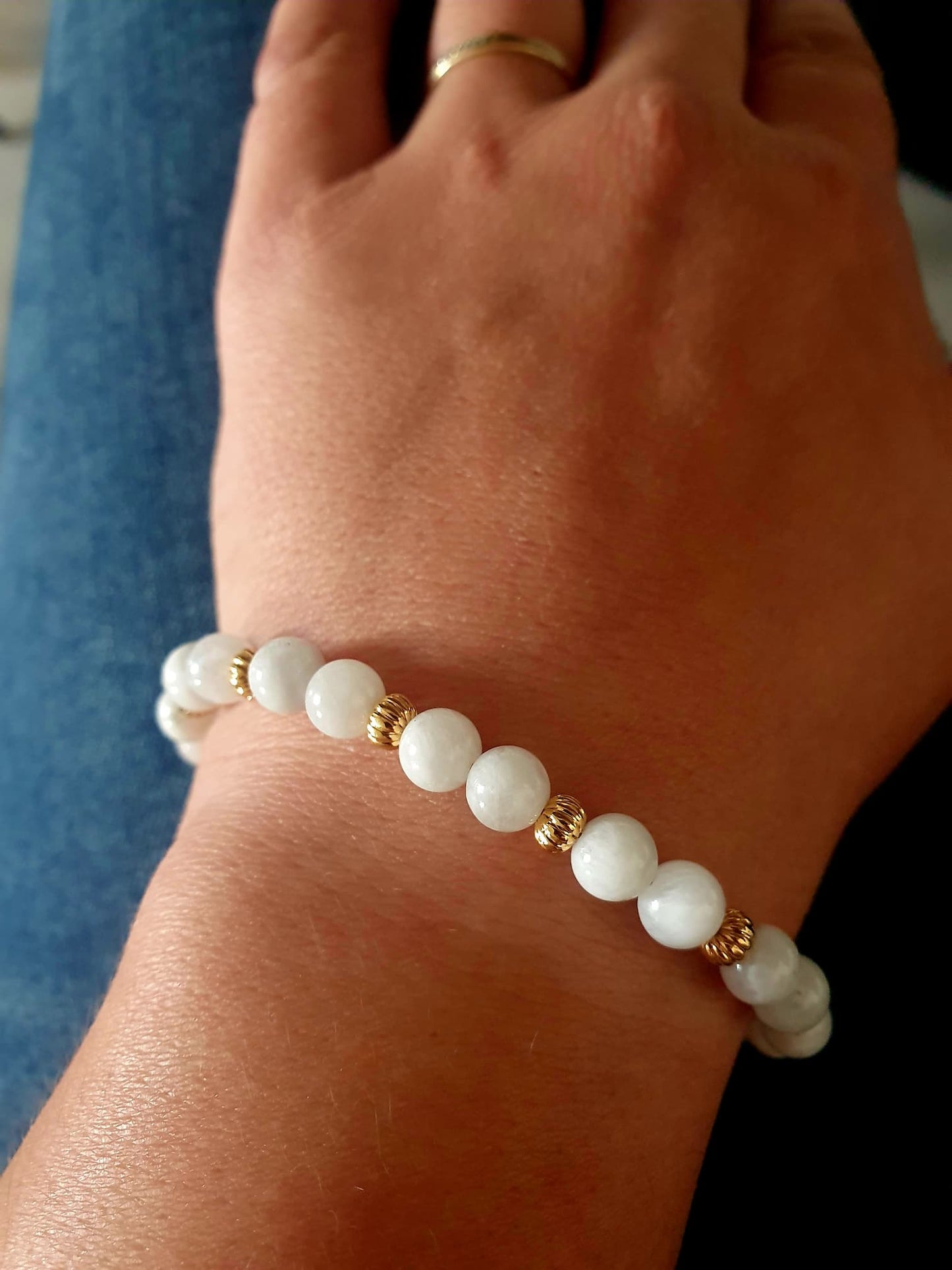 Bracelet pierre pierre de lune