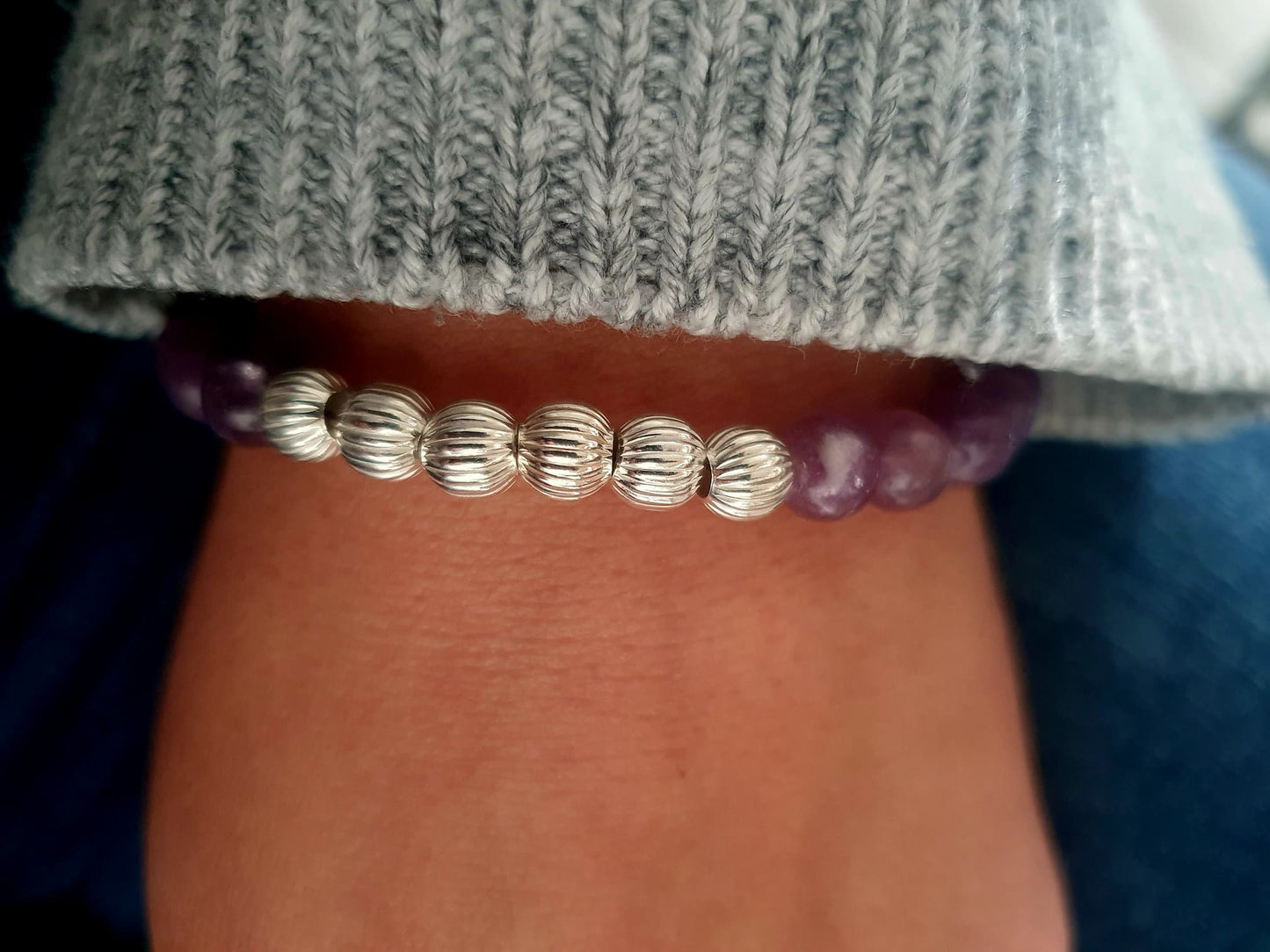 bracelet Tourmaline rose