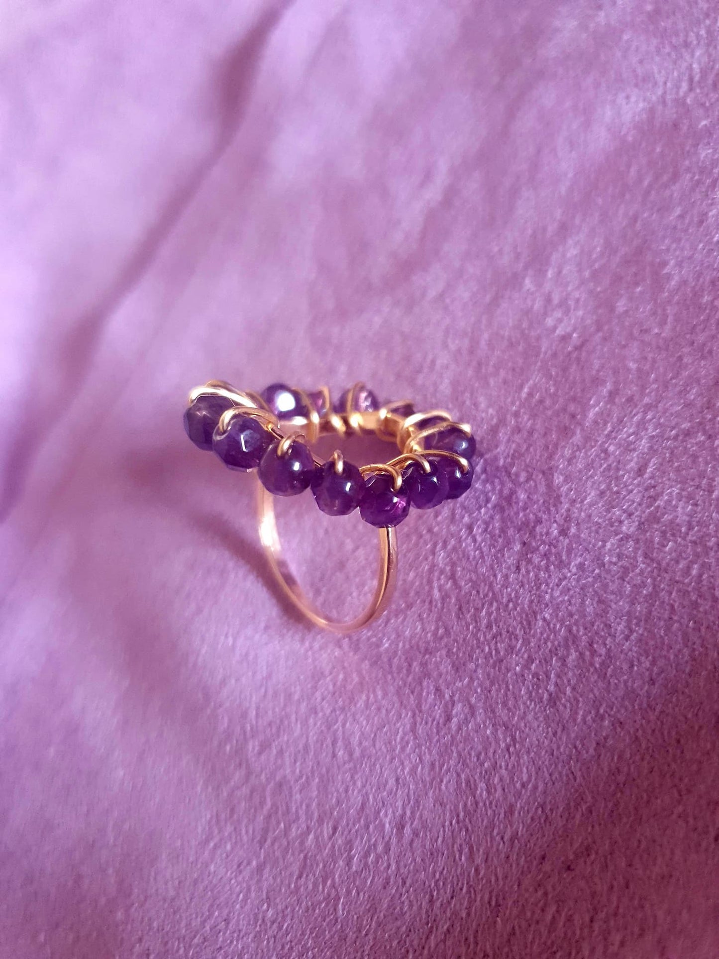 Bague NAÏA améthyste