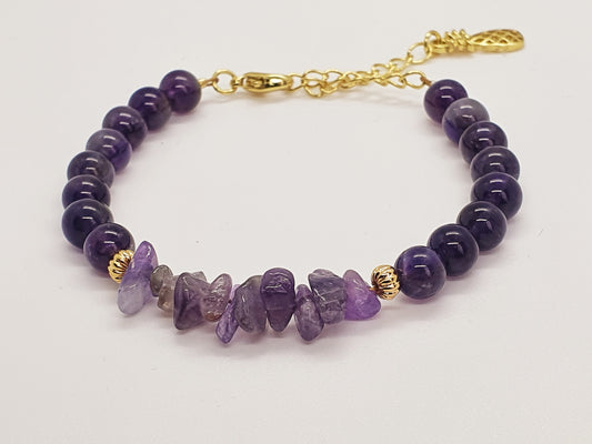 Bracelet pierre Améthyste