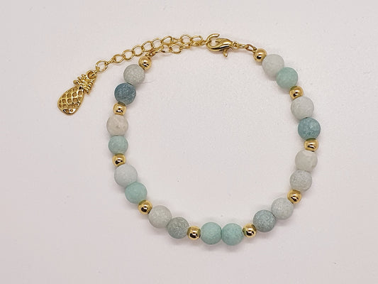 bracelet pierre Amazonite